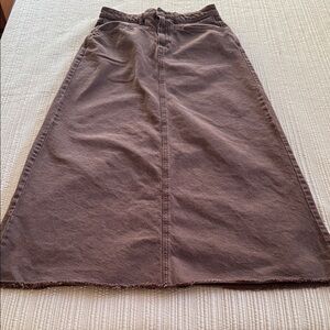 We The Free Brown Maxi Skirt